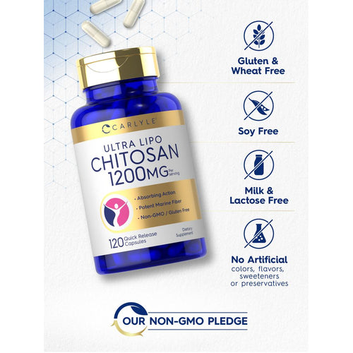 View 4 Chitosan 1200mg per serving | 120 Capsules