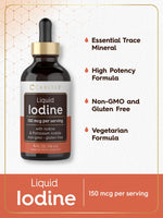 Load image into Gallery viewer, Iodine 150mcg | 4oz Liquid Drops
