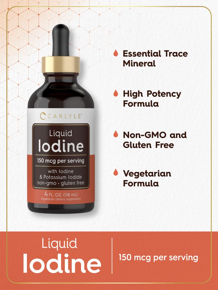 Iode 150mcg | Gouttes Liquides 4oz