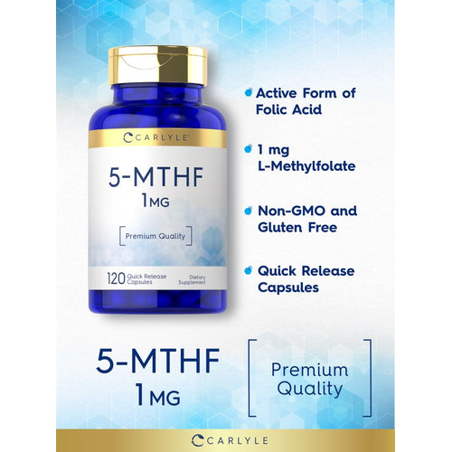 View 4 5-MTHF 1mg | 120 Capsules