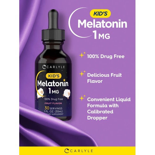 View 4 Melatonina per Bambini 1mg | 2oz Liquido