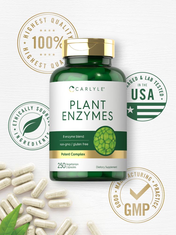 Plant Enzymes | 250 Capsules
