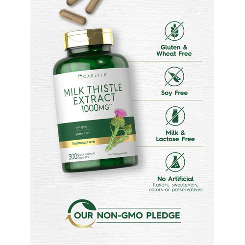 View 4 Extracto de Cardo Mariano | 300 Cápsulas
