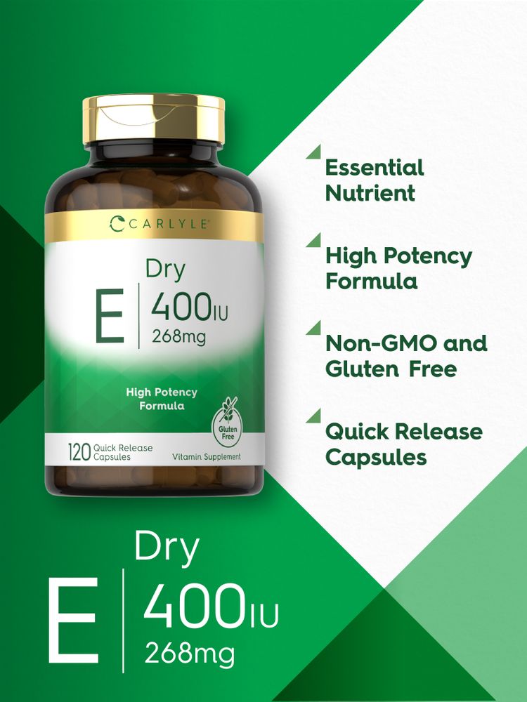 Vitamina E 400 UI | 120 Cápsulas