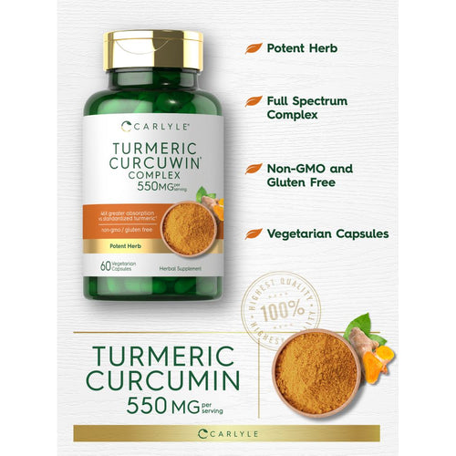 View 4 Turmeric 550mg per serving | 60 Capsules