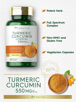 Load image into Gallery viewer, Turmeric 550mg | 60 Capsules
