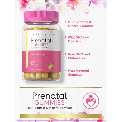 View 4 Prenatal para Mujeres | 60 Gomitas