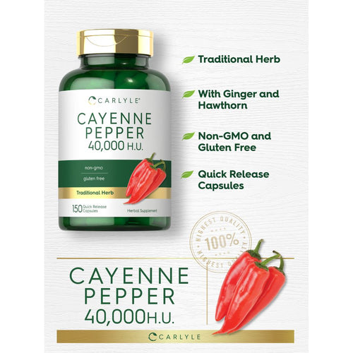 View 4 Cayenne Pepper | 150 Capsules