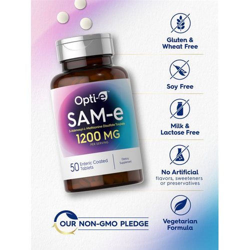 Opti-E Sam-E 1200mg per serving | 50 Tablets Opti-E Sam-E 1200mg per serving | 50 Tablets