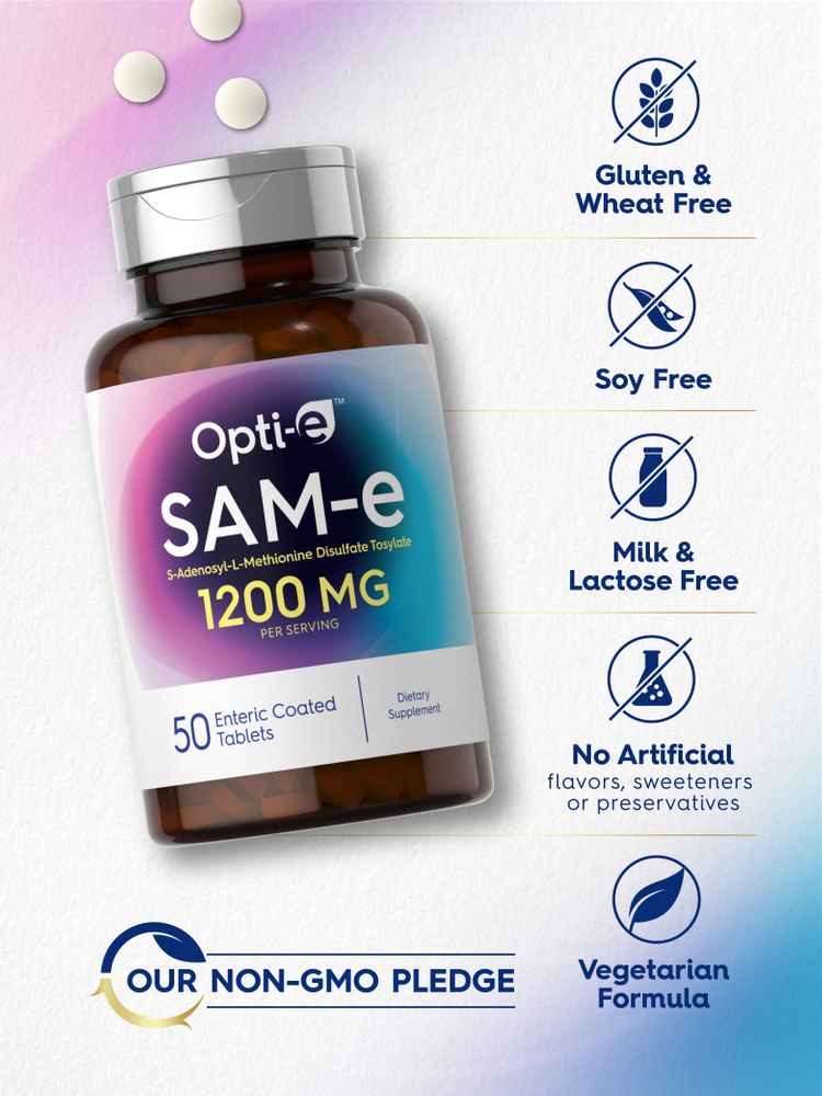 Opti-E Sam-E 1200mg par portion | 50 Comprimés