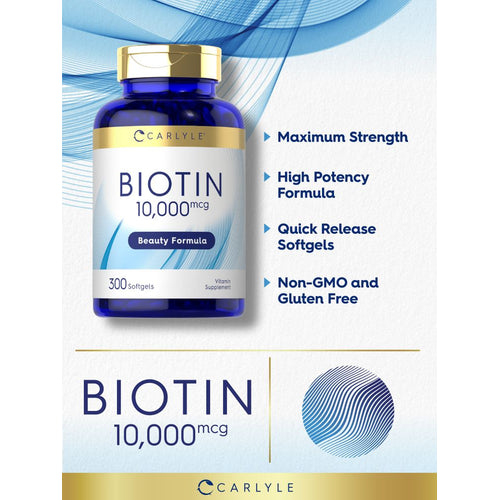 View 4 Biotine 10000 mcg | 300 Capsules Molles