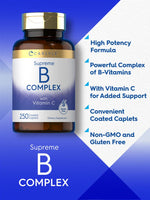 Load image into Gallery viewer, Vitamin B Complex plus Vitamin C | 250 Caplets
