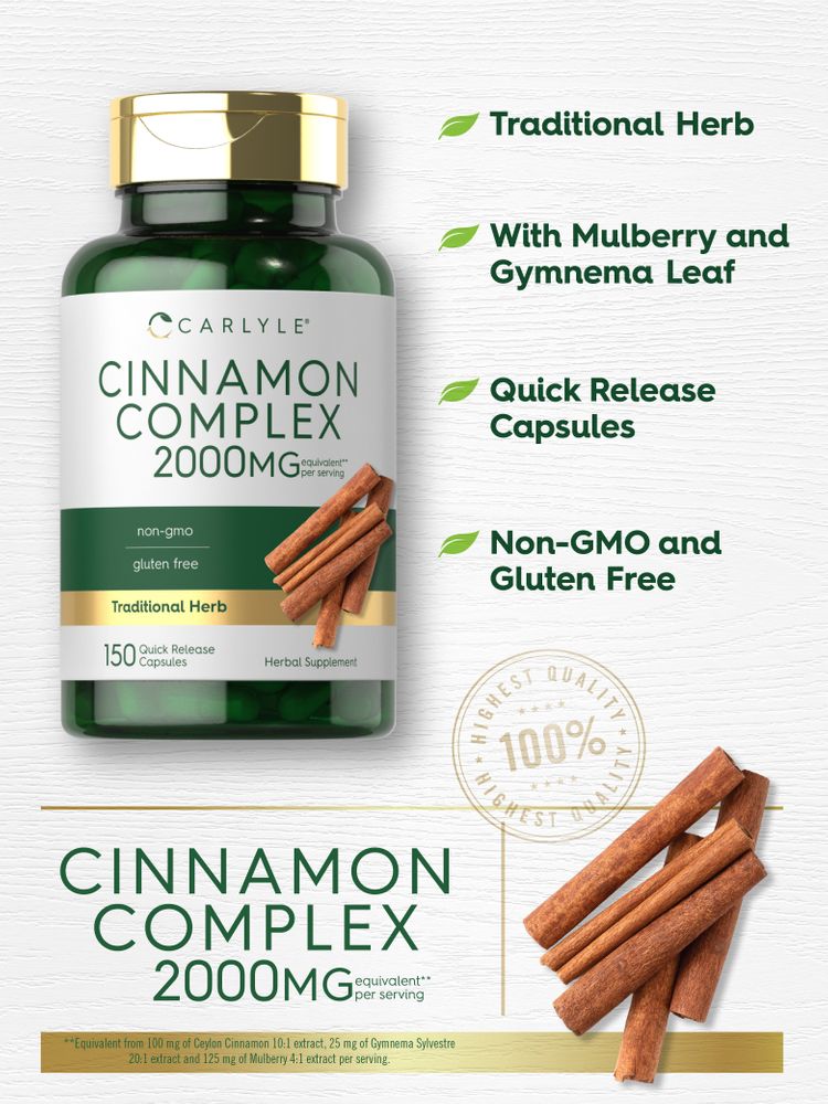 Ceylon Cinnamon Complex | 150 Capsules