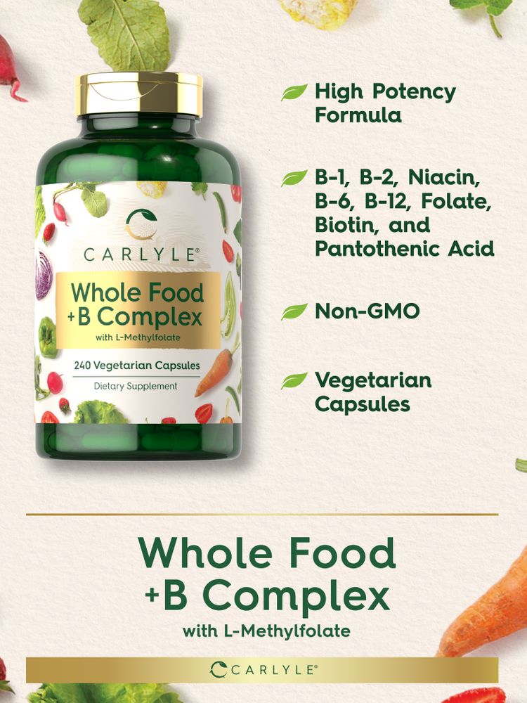 Whole Food with B-Complex | 240 Capsules