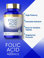 Load image into Gallery viewer, Folic Acid 400mcg | 400 Tablets
