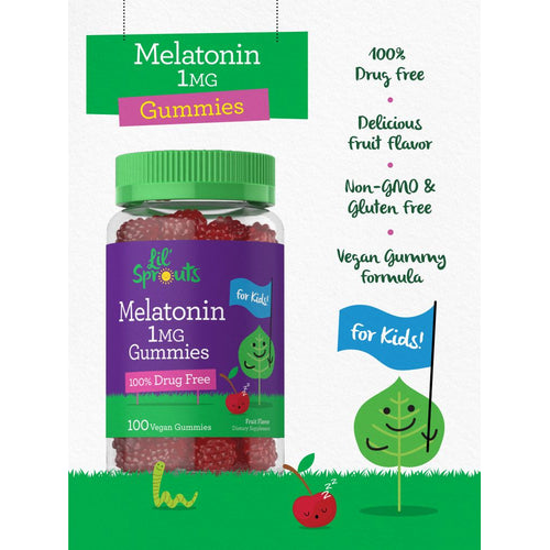 View 4 Melatonin Gummies for Kids 1mg | 100 Gummies