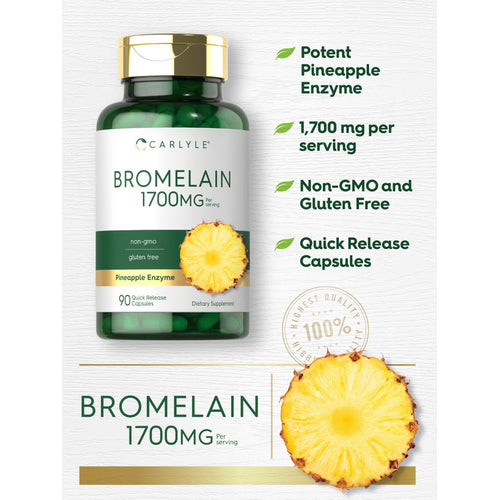 View 4 Bromelain 1700 mg per serving | 90 Capsules