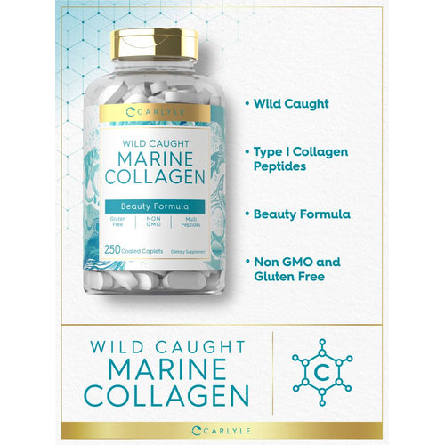 View 4 Colágeno Marino | 250 Tabletas