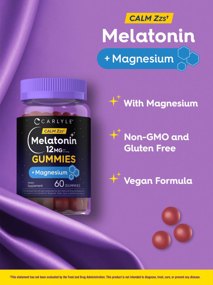 Melatonin 12mg | 60 Gummies
