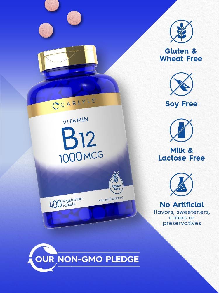 Vitamin B-12 1000mcg | 400 Tablets