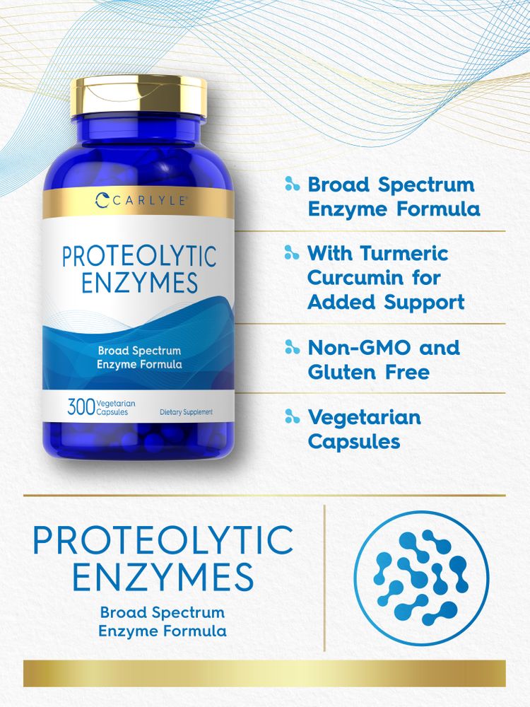 Enzymes Protéolytiques | 300 Capsules