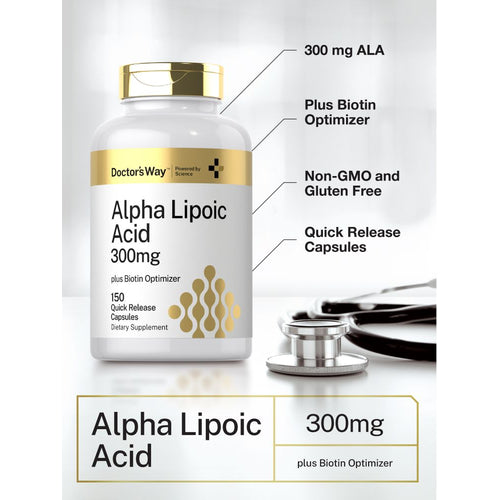 View 4 Alpha Lipoic Acid 300mg | 150 Capsules