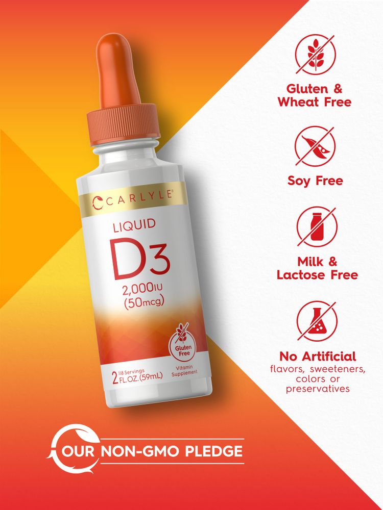 Vitamina D-3 2000UI | 2oz Líquido