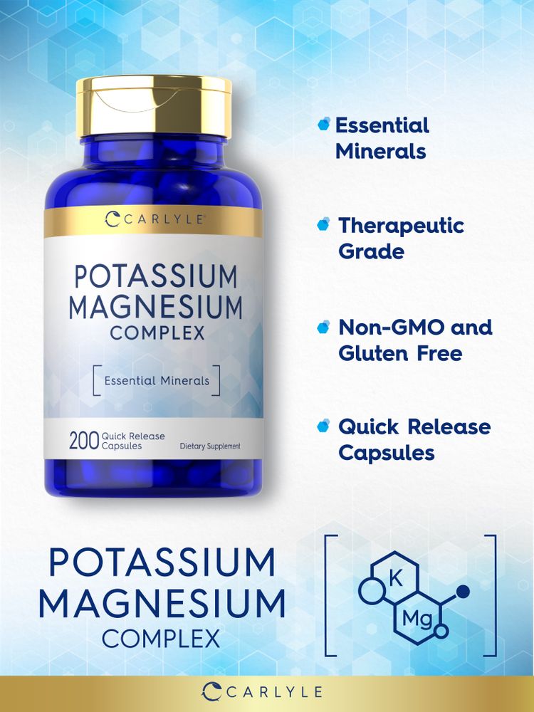 Potassium Magnesium | 200 Capsules