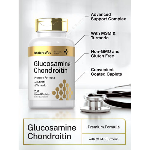 View 4 Glucosamina Condroitina | 200 Compresse