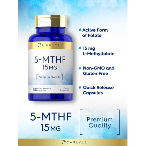View 4 5-MTHF 15mg | 100 Capsules