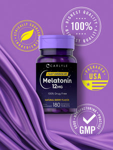 Melatonin 12mg |180 Tablets