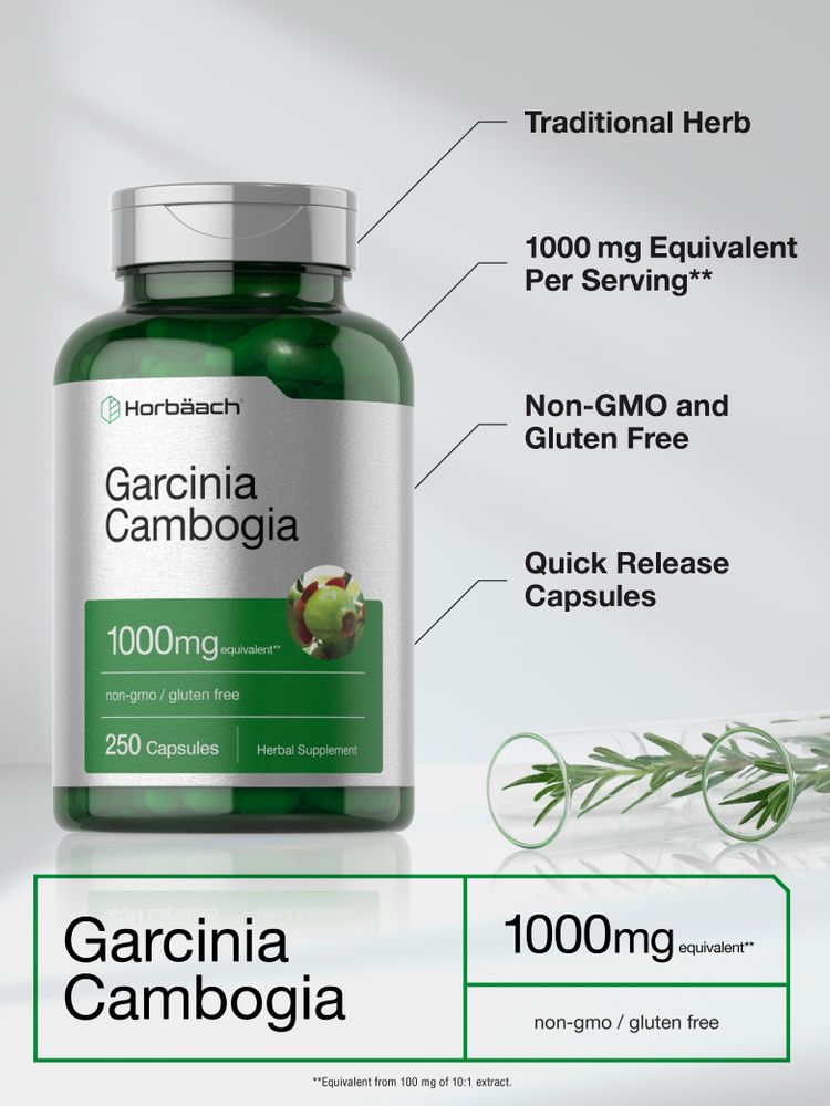 Pillole di Garcinia Cambogia 1000mg | 250 Capsule