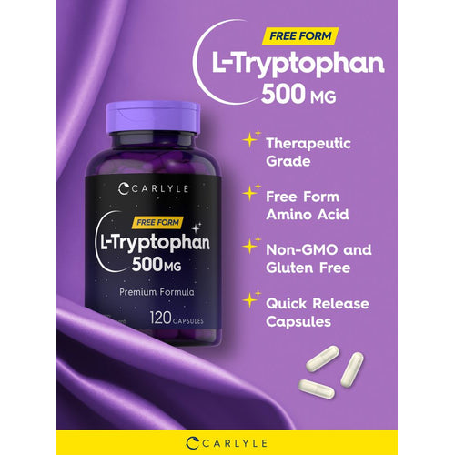 View 4 L-Tryptophan 500mg | 120 Capsules