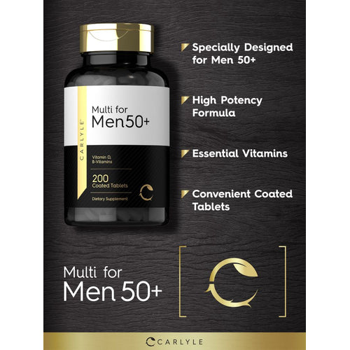 View 4 Multivitamin for Men 50+ | 200 Tablets