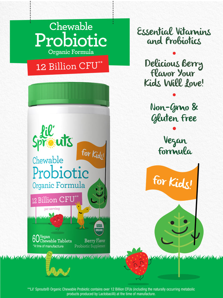 Kids Chewable Probiotic | 12 Billion CFU