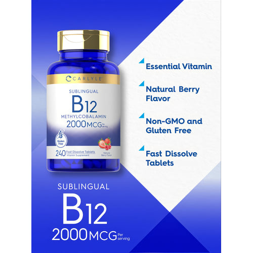 View 4 Vitamin B-12 2000mcg pro Portion | 240 Tabletten