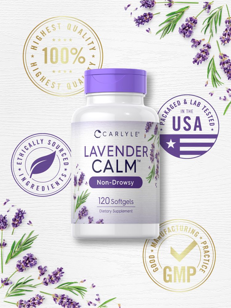 Lavender Pills | 80 mg | 120 Softgel Capsules