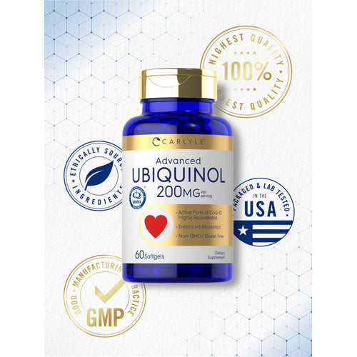 View 5 Ubiquinol 200mg por porção | 60 Cápsulas