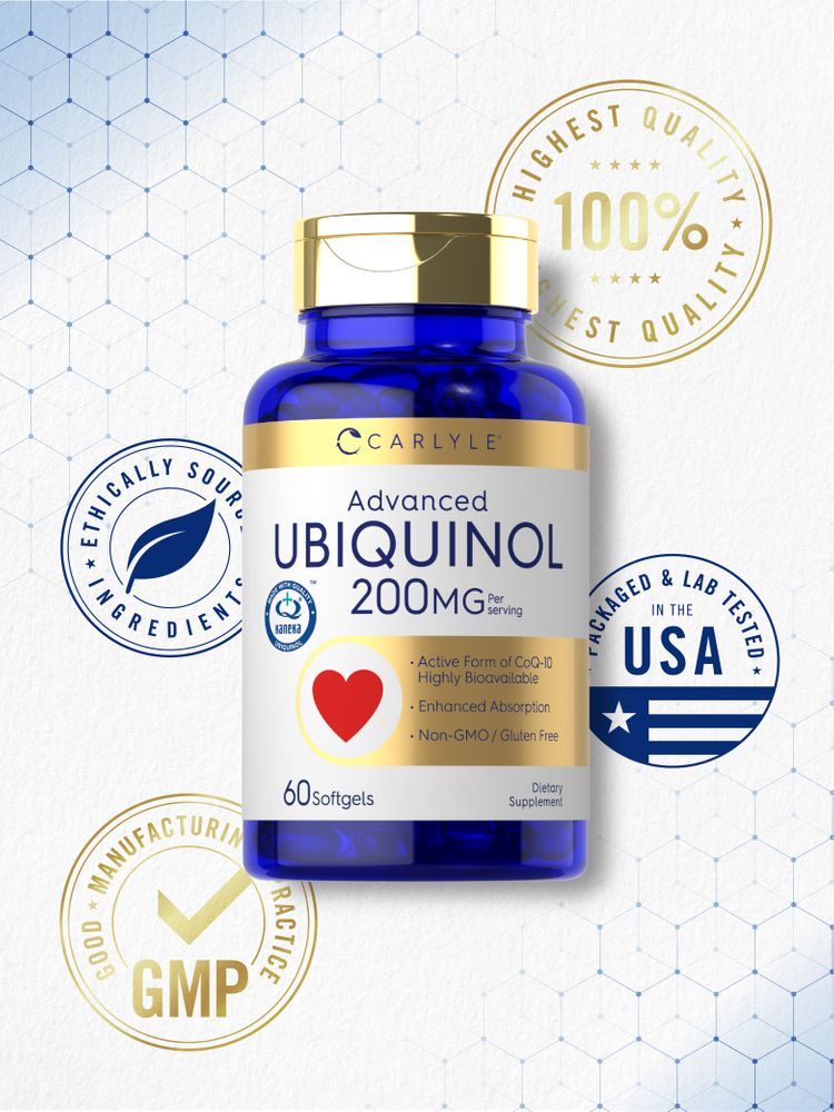 Ubiquinol 200mg pro Portion | 60 Weichkapseln