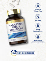 Load image into Gallery viewer, Magnesium Zinc and Vitamin D3 | 90 Capsules
