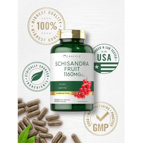 View 5 Schizandra Extract 1160mg per serving | 200 Capsules