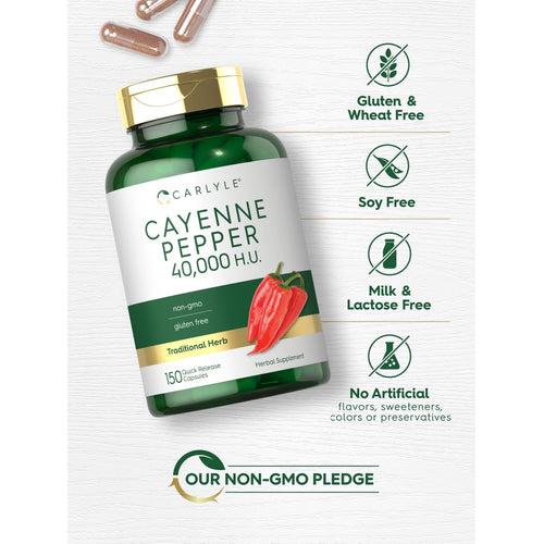 View 5 Cayenne Pepper | 150 Capsules