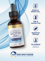 Load image into Gallery viewer, Biotin Liquid Drops 5000mcg | 4oz | Natural Berry Flavor
