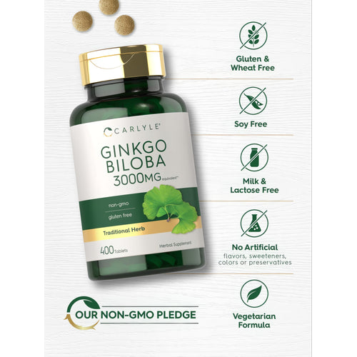 View 5 Ginkgo Biloba | 400 Tabletten