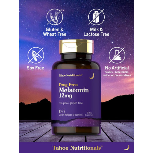 View 5 Melatonin 12mg | 120 Capsules