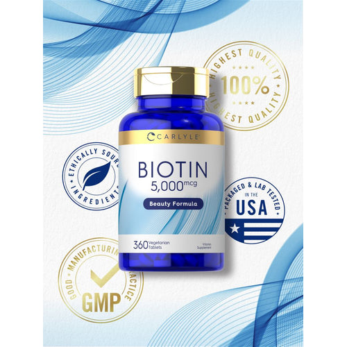 View 5 Biotin 5000mcg | 360 Tablets