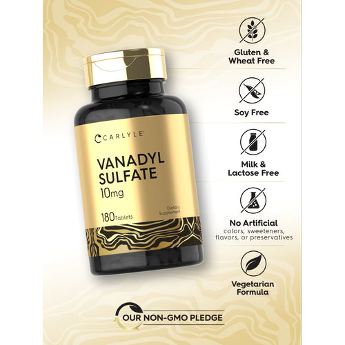View 5 Sulfato de Vanadil 10mg | 180 Tabletas