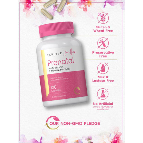 View 5 Prenatal Vitamins & Minerals | 120 Capsules