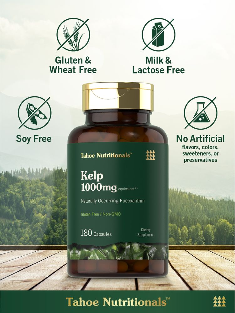 Kelp 1000mg | 180 Capsules