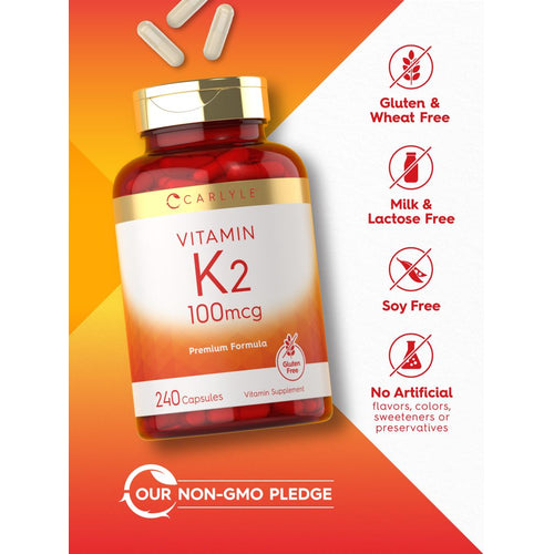 View 5 Vitamin K-2 100mcg | 240 Capsules